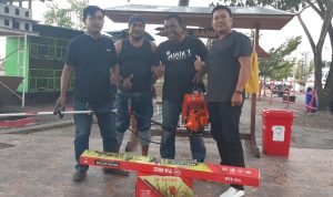 APBMI Banggai Berikan Alat Pemotong Rumput pada GAM