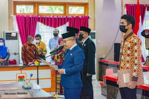 Pelantikan Pejabat Eselon III dan IV, Muhlis Pampawa Jabat Kabag Prokopim Setda Banggai