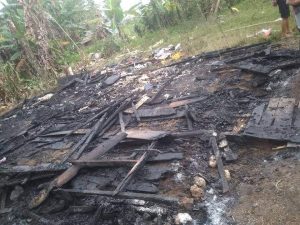 Rumah Warga di Kayutanyo Rata Tanah Dilalap Api