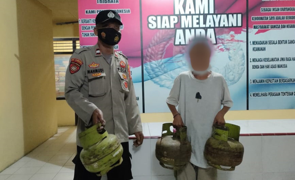 Demi Cap Tikus, Remaja 15 Tahun di Batui Curi Tabung Gas