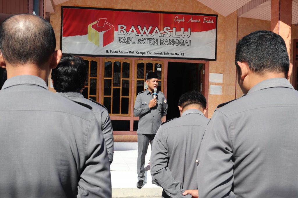 Bawaslu Banggai Gelar Apel Siaga Hadapi Pemilu 2024