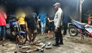 Razia Knalpot Brong di Simpang Raya, Polisi Amankan 12 Sepeda Motor