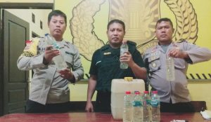 Tegas.. Ipda I Wayan Sukarman Berantas Miras Ilegal di Toili Barat