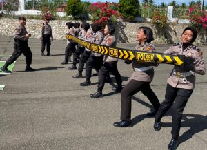 Polwan Tangguh Polres Banggai Siap Beri Rasa Aman