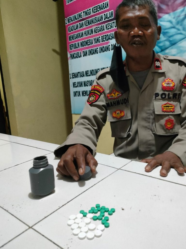 Puluhan Pil THD tanpa Pemilik Diamankan Polisi di Batui