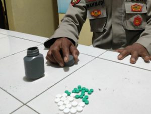 Puluhan Pil THD tanpa Pemilik Diamankan Polisi di Batui