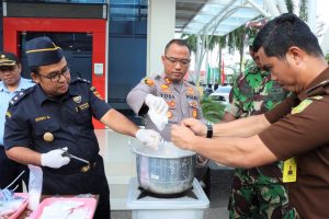507 Gram Sabu Dimusnahkan Kejari Banggai