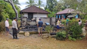 Penjaga Kios Nyaris Tewas dalam Kebakaran di Toili Barat