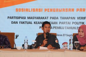 Bawaslu Banggai Gelar Sosialisasi Pengawasan Partisipatif