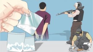 Pengedar Sabu di Pagimana Tertangkap, Sembunyi Narkoba dalam Masker