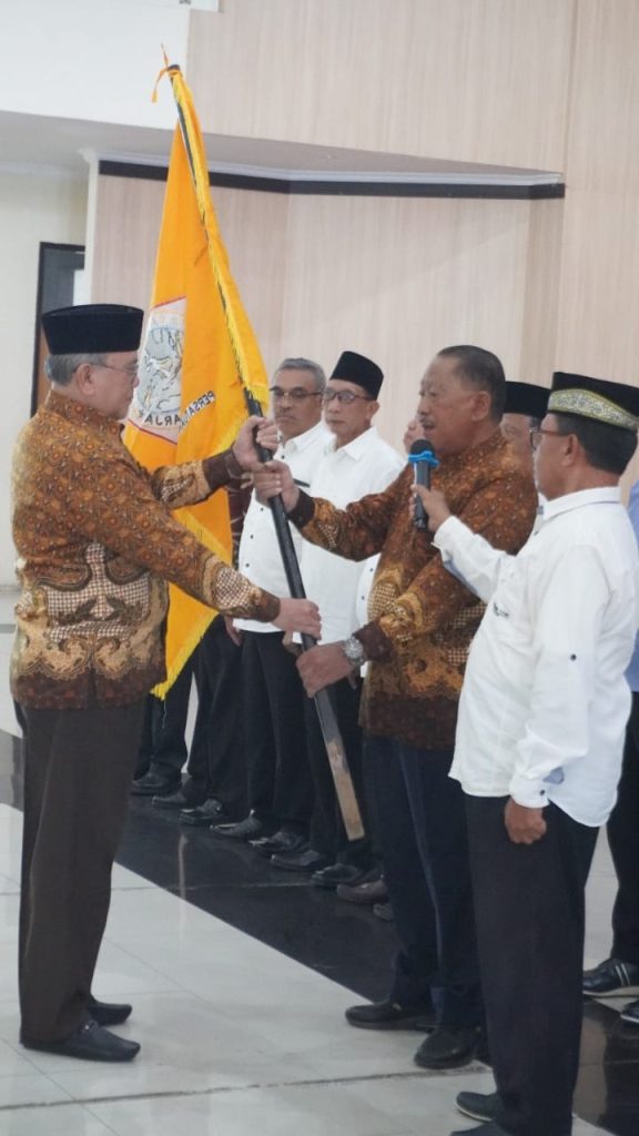 Bachtiar Pasman Dikukuhkan Ketua PWRI Kabupaten Banggai