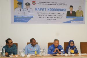 Honorer Pemda Banggai Wajib Punya Jamsostek