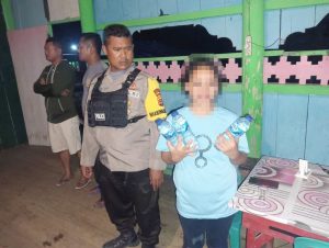 Polisi Sita Miras Tanpa Ijin Kafe Karaoke di Toili Barat
