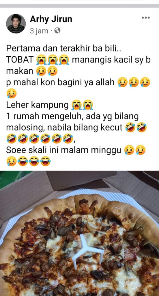 Viral Warganet Curhat soal Rasa Pizza Hut Luwuk, Lebih Enak Jepa