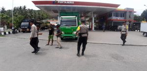 Polisi Turun Awasi SPBU di Kota Luwuk, Imbas Protes Sopir Truk
