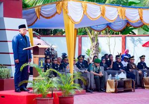 Wabup Banggai Pimpin Upacara HBI ke 73 Tahun 2023