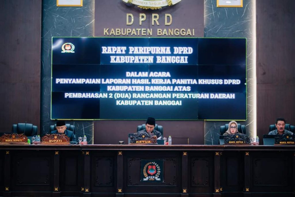 DPRD Banggai Sahkan Pembentukan Dua Instansi Baru