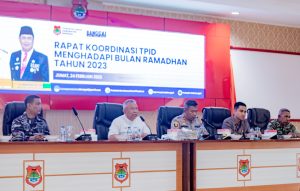 Rakor TPID Ramadan 2023, Wabup Banggai Minta Perhatikan Ketersediaan Kebutuhan Pokok