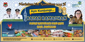 Gelar Bazar Ramadan, Dinkop UKM Banggai Sediakan Booth Gratis