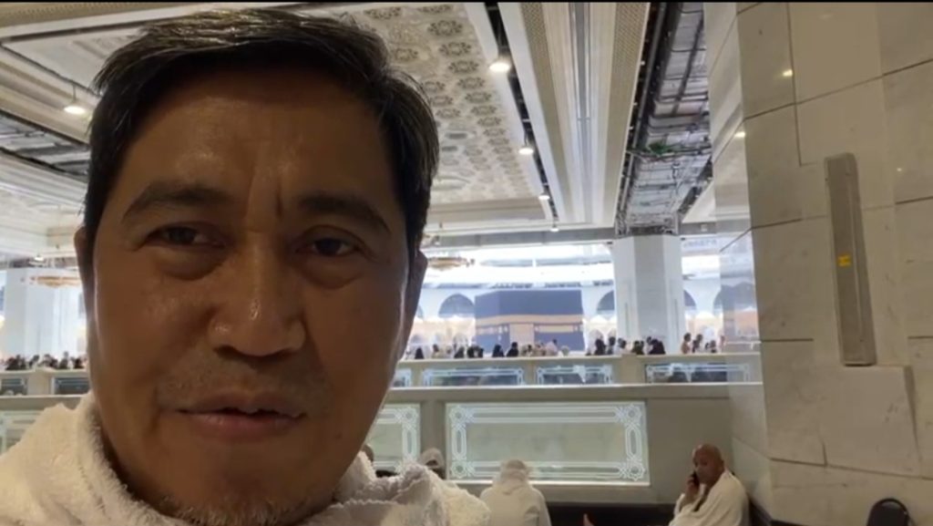 Rayakan Idulfitri di Masjidil Haram, Herwin Yatim Doakan Warga Banggai