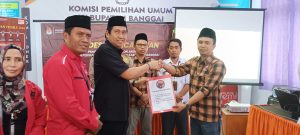 Parpol Pertama, PDIP daftar Bacaleg ke KPU Banggai