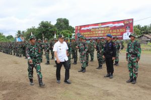 Bukan Hanya Sasaran Fisik, Kodim 1308/LB Gencarkan Sasaran Non Fisik di TMMD 116