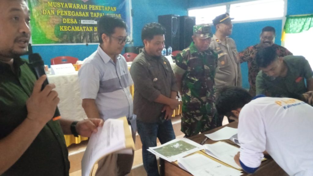Kabag Tapem Pimpin Penyelesaian Tapal Batas di Nuhon