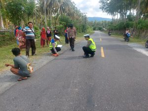 Nenek Tewas Ditabrak Motor saat Berjalan Kaki di Nuhon