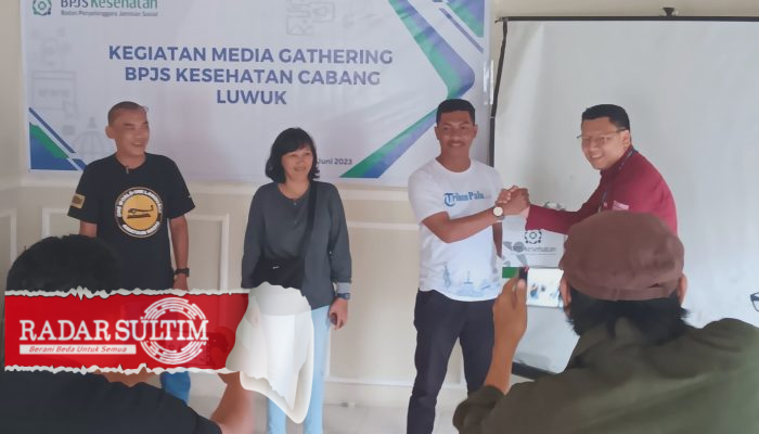 Pererat Sinergitas, BPJS Kesehatan Luwuk gelar Media Gathering