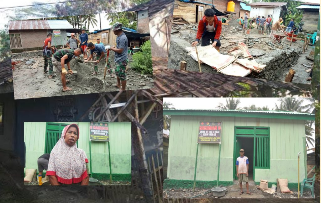 Pasangan Petani Miskin di Minahaki, Kini Punya Rumah Layak Huni Berkat TMMD 116