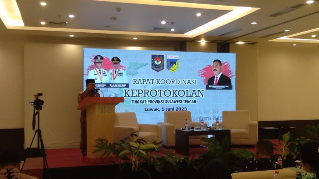 Rakor Keprotokolan Sulteng Dibuka Bupati Banggai di Luwuk