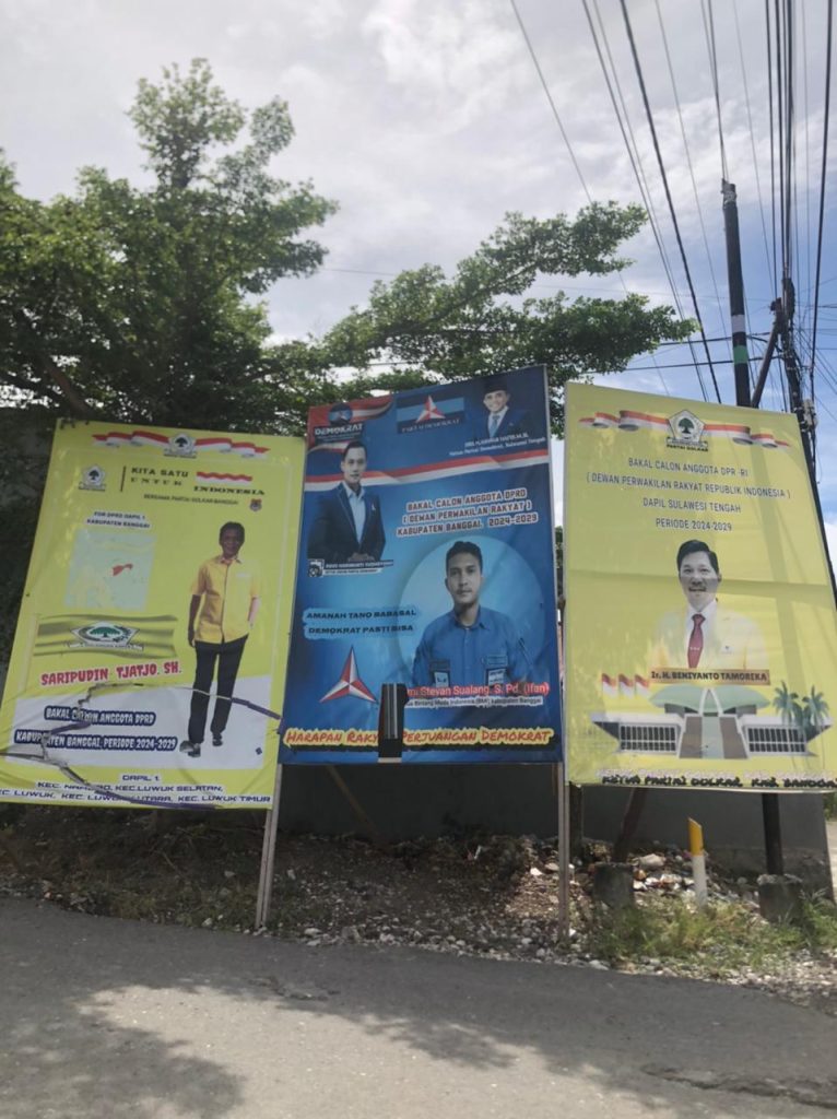 PDIP soroti Baliho Caleg Golkar Pasang Logo Pemda Banggai