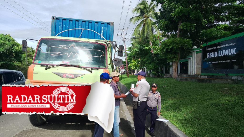 Kota Luwuk Resmi Berlakukan Larangan Aktifitas Angkutan Berat di Jam Sibuk