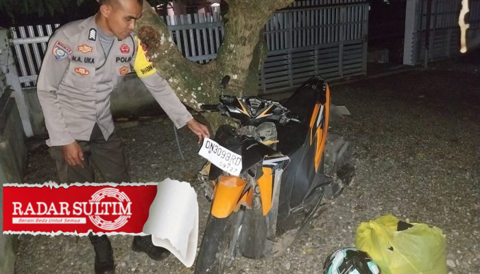 Mahasiswa Tabrak Sapi di Kintom, Kaki Patah