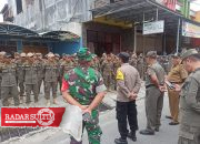 Puluhan Aparat Gabungan Diterjunkan di Pasar Simpong Luwuk