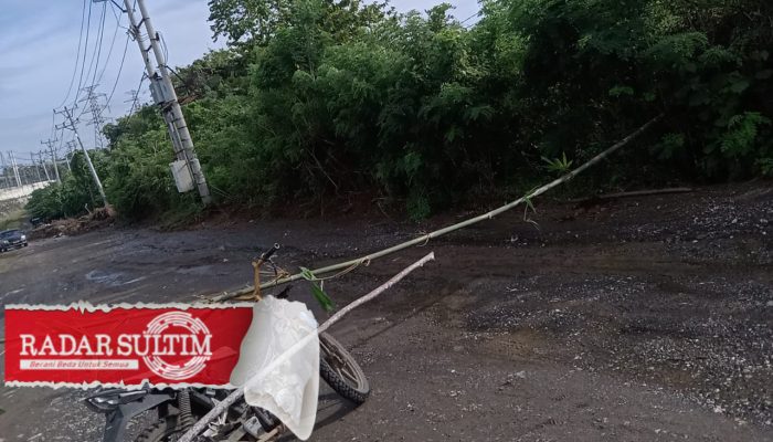 Beraksi Seorang Diri, Pemuda Ini Palang Jalan Proyek PLTMG Batui