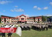 Puncak Peringatan Hari Bhayangkara ke 77 di Polres Banggai
