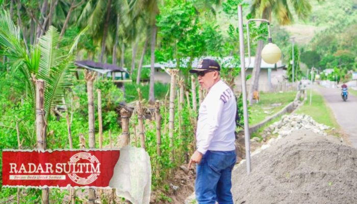Wabup Banggai Turun Langsung Pantau Proyek APBD 2023