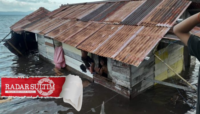 Satu Keluarga Terjun ke Laut akibat Puting Beliung di Bangkep
