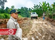 Wabup Banggai Temukan Proyek Jalan Tak Dikerja di Balantak