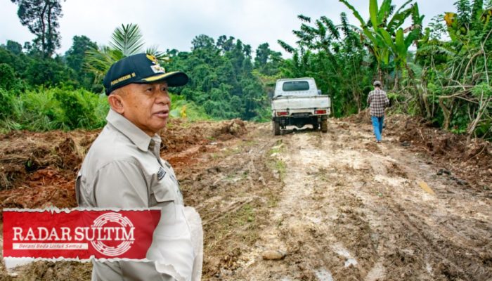 Wabup Banggai Temukan Proyek Jalan Tak Dikerja di Balantak