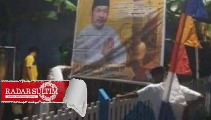 Bukan hanya Kades Hunduhon, Sekdes Louk Juga Terciduk Pasang Baliho Caleg Golkar