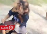 Viral Cewek Pirang Berkelahi dengan Bocah Cowok di Kintom