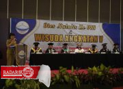 Dies Natalis VIII dan Wisuda V STAK, Bupati Banggai Beri Apresiasi