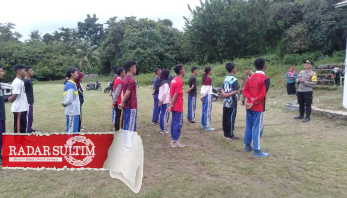 Latih Paskibraka, Kapolsek Bulagi Tanamkan Motivasi