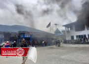Demo Buruh di Kantor KUPP Luwuk, Kaca Pecah hingga Nyaris Ricuh