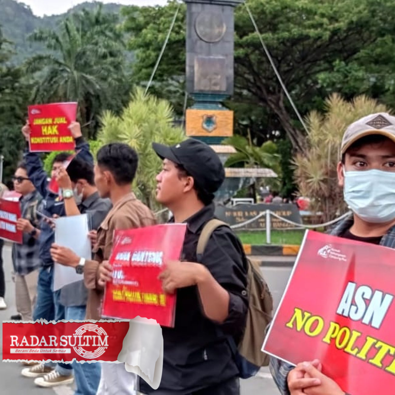 Mimbar Bebas di Adipura : Politik Uang Rusak Moral Bangsa