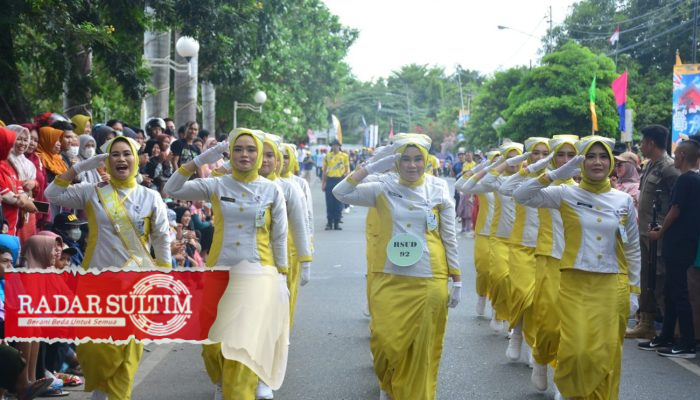 Daftar Pemenang Lomba Gerak Jalan HUT RI ke 78 di Luwuk Banggai