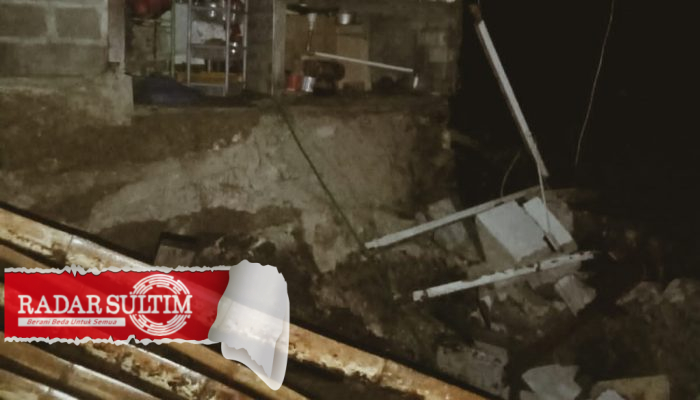 Satu Rumah Warga di Kintom Tertimpa Longsor
