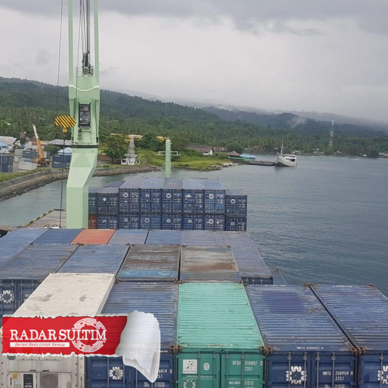 Rute Pelayaran Kapal Peti Kemas Resmi Berubah ke Pelabuhan Tangkiang